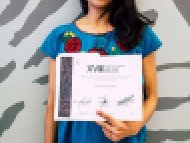 Raissa Aguilar López, Tercer lugar, categoría Cartonería
