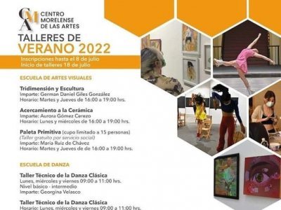 <a href="/noticias/invita-centro-morelense-de-las-artes-talleres-de-verano-2022">INVITA CENTRO MORELENSE DE LAS ARTES A TALLERES DE VERANO 2022</a>